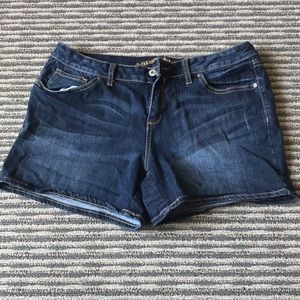 Denim shorts